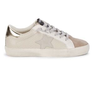 NWT Vintage Havana Renee Neutral Soft Crocodile Sneakers